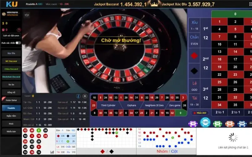 Roulette - trò chơi hấp dẫn có mặt tại KUBET Casino